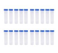 Reinscer 20 Pezzi 50Ml Tubo di Plastica Trasparente per Centrifuga con Scala Provetta di Plastica con Tappo A Vite