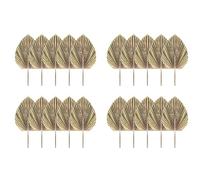 Reinscer 20 Pezzi di Foglie di Palma Essiccate Naturali Ventagli di Palma Essiccati Tropicali Boho Foglie Secche Decor per la Cucina di Casa Matrimonio