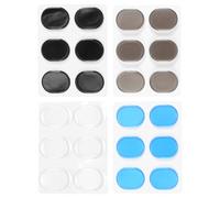 Reinscer 24 pezzi in silicone ammortizzatore pad, rullante Mute Pad morbido ammortizzatore gel pad per il controllo del tono della batteria