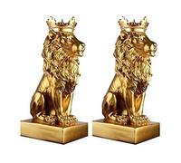 Reinscer 2X Astratta Statua Home Office Bar Fede Scultura in Resina Ornamenti per Decorazioni Artistiche Animali -