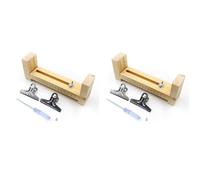 Reinscer 2X Bracciale Maker Holder U Shape Jig Bracciale Maker Intreccio Telaio nel Legno Kit di Strumenti di Creazione DIY per Braccialetti Intrecciati B