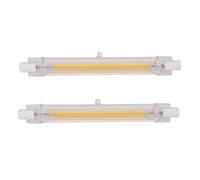 Reinscer 2X Dimmable R7S Led Cob 10W 118mm Lampadine Led Sostituire Lampada Alogena-Calda Luce Bianca 220V