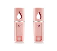 Reinscer 2X Estensioni Delle Ciglia per Atomizzazione del Facciale Nano Mister Facciale Portatile con Specchio Rosa