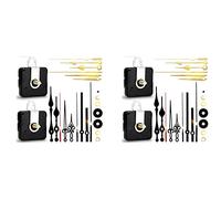 Reinscer 2X Kit Meccanismo Orologio al Quarzo, Meccanismi Orologio da Parete Sostituzione Un Materia, Sostituzione Orologio Parti di Riparazione DIY