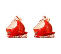 Reinscer 2X Scatola di Caramelle Gatto Fortunato in Ceramica Scatola Immagazzinaggio Gatto Fortunato Carino Salvadanaio Decorazioni per La Casa Cinesi per Attirare Ricchezza e Fortuna