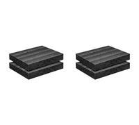 Reinscer 2X Schiuma di Polietilene 16X12X2 Pollici Foglio di Schiuma di Polietilene nel Schiuma Spessa Inserti nel Schiuma per Tampone nel Schiuma di Polietilene