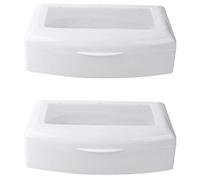 Reinscer 2X Vassoio per Sterilizzatore per Unghie Disinfezione Pedicure Scatola per Manicure Chiodi Scatole D'Arte Strumenti