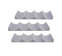 Reinscer 3 pezzi display per vino rosso, impilabile, adatto per cucina, bar, hotel, scaffale impilabile multiuso