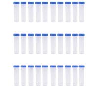 Reinscer 30 Pezzi 50Ml Tubo di Plastica Trasparente per Centrifuga con Scala Provetta di Plastica con Tappo A Vite
