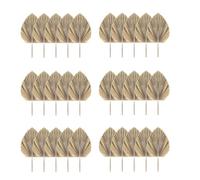 Reinscer 30 Pezzi di Foglie di Palma Essiccate Naturali Ventagli di Palma Essiccati Tropicali Boho Foglie Secche Decor per La Cucina di Casa Matrimonio