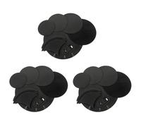 Reinscer 30 Pezzi di Sordina per Batteria Kit di Sordina per Basso Rullante Suono Disattivato Silenziatore EVA Silenzioso Set di Pad per Esercitazione Accessori per Percussioni