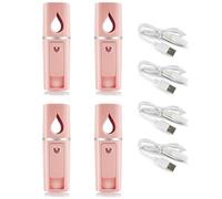 Reinscer 4X Estensioni Delle Ciglia per Atomizzazione del Facciale Nano Mister Facciale Portatile con Specchio Rosa