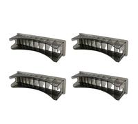 Reinscer 4X per Scatola di Immagazzinaggio di Base per Tagliacapelli Trimmer Limit Comb Guide Pettine Barber Tool Guide Combs