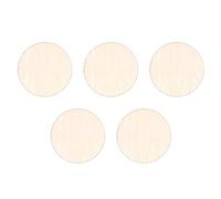 Reinscer 5X Fondo del Cesto nel Legno Naturale da 30 cm con Foro, Base nel Legno Vuoto Circolare per Il Mestiere di Modellatore del Fondo della Borsa all'Uncinetto per Maglieria DIY