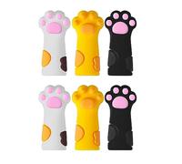 Reinscer 6PZ Cute Nipper Cover Protettiva per Unghie Cuticola Forbici Cover Manicure Pedicure Tools Pinzette per Pelle Morta Cap