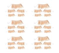 Reinscer 6X Spaventapasseri Kit Spaventapasseri Costume Accessori Decorazione Collo Braccio e Caviglia Cravatte per Accessorio Decorazione Halloween