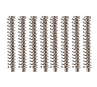 Reinscer 8 pezzi, M2,5 x 32 mm, pickup Humbucker per chitarra elettrica, vite regolabile in altezza, 0,4 mm, colore