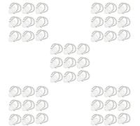 Reinscer 80 Pezzi di Perle Elastiche da Polso Cinturini per Corpetto Accessori da Polso da Sposa DIY Fiori Artificiali Decorazioni per la Festa nel Spiaggia di Nozze