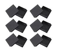 Reinscer 80mm x 80mm Tappi in Plastica Quadrati Tubo per Tubi Inserti Terminali 12 Pezzi