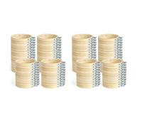 Reinscer 96 Pezzi Telaio da Ricamo da 3 Pollici Mini Telaio da Ricamo Cerchio Rotondo nel bambù per Ricamo Artigianale DIY, Cucito e 8 cm
