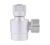 Reinscer Adattatore di ricarica per bottiglie di CO2, regolatore per bombole di gas fai da te, M10 x 1 su W21.8 - 14, per CO2, gas , durevole