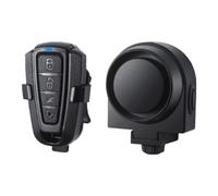 Reinscer Allarme di vibrazione wireless per bicicletta, ricaricabile tramite USB, allarme per moto, allarme remoto, antifurto, rilevatore di bicicletta, sistema di allarme