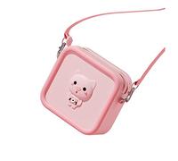 Reinscer Borsa per fotocamera per bambini Satchel Cartoon Body Bag Fashion Coin Purse per Toddler Mini Camera Bag, B, come mostrato nell'immagine., Schweinchen