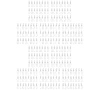 Reinscer Bottiglie vuote trasparenti da 240 pezzi 20 ml Bottiglie portatili ricaricabili per nebulizzazione fine