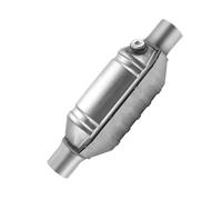 Reinscer Catalizzatore universale con ingresso/uscita, con connettore O2 e scudo 53004 catalizzatore auto in acciaio