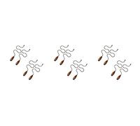 Reinscer Catena Un Soffietto per Tiranti Un 12 Pezzi Catena per Tiranti Un Prolunga nel Legno per Plafoniera Un Plafoniera (Colore Noce)
