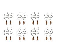 Reinscer Catena Un Soffietto per Tiranti Un 16 Pezzi Catena per Tiranti Un Prolunga nel Legno (Colore Noce)