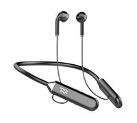 Reinscer Cuffie per collo con riduzione del rumore stereo, auricolari sportivi universali, microfono, fili, Bluetooth, durevoli