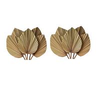 Reinscer Decorazioni per la Camera con Foglie Palma Essiccate 10 Pezzi - 45,7 cm Altezza x 25,4 cm Larghezza Grande Decorazione nel Foglia Palma Naturale per Un Bellissimo Look Boho