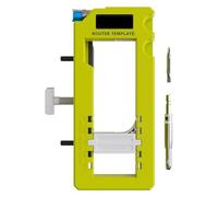 Reinscer Dima per Cerniera Porta, Mortasatrice per Cerniera Porta, Kit di Installazione Cerniera, Modello di Fresatura per Cerniera Porta per Cerniere da 3 Pollici A 5 Pollici