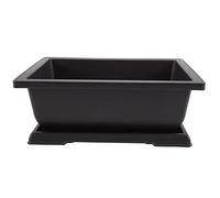 Reinscer Grande Vaso di Fiori Rettangolo Bonsai Vivaio Fioriera Balcone Contenitore 29 X 21 X 10,5 Cm