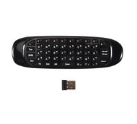 Reinscer Mini Air Mouse Fly Air Mouse tastiera wireless Airmouse per Android TV Box 9.0 8.1 Android TV Box/PC/TV Smart TV Mini 2.4G (C120)