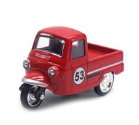 Reinscer Modellino di auto vintage a triciciclo modellino auto, decorazione per desktop, statua A