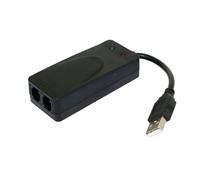 Reinscer Modem fax USB Dual Port USB2.0 56K V.92 V.90 Driver modem esterno per Win 7 8 10 XP Ricevere e inviare fax al computer