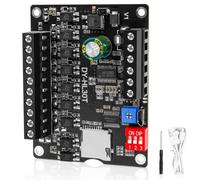Reinscer Modulo di registrazione vocale digitale da 30 W con display - Controllo audio HiFi, supporta scheda TF WAV DC 12V 24V MP3