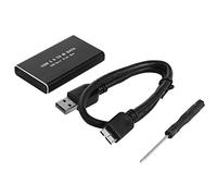 Reinscer MSATA a USB 3.0 SSD alloggiamento esterno Hard Disk Box adattatore per 30 x 50 mm 30 x 30 mm MSATA SSD