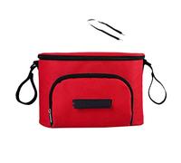 Reinscer Passeggino Borsa Bambino Bottiglie Borsa Pannolino Organizzatore Passeggino Pram Carrello Borsa Da Appendere Bambino Accessori Auto Rosso