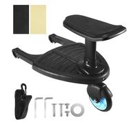 Reinscer Passeggino con Ruote per Bambini Passeggino con Ruote per Bambini Step Stand Ride sopra Boards Plate Staccabile Blu