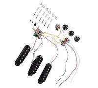 Reinscer per chitarra elettrica suono acquirente precablato 5 vie interruttore SSS suono acquirente per chitarra elettrica nero