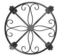 Reinscer Portapiante con Ruote Supporto per Piante con Rotelle, Vaso da Fiori da Giardino in per Impieghi Gravosi, Carrello per Piante in Vaso con Chiusura A
