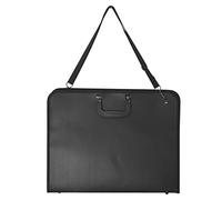Reinscer Portfolio artistico con chiusura a strappo, borsa per il trasporto per cartelloni, Nero