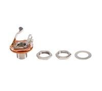 Reinscer Ricambi e accessori per chitarra 1/4 6,35 mm 2 conduttori Mono Chassis Chitarra Presa Input Output