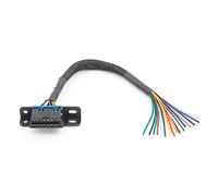 Reinscer Ricambi universale OBD2-16 pin femmina per aprire il cavo OBD, prolunga femmina, adattatore interfaccia a nastro