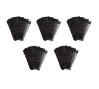 Reinscer Sacchetti per Bottiglie di Vino in Organza Nera da 150 Pezzi, Sacchetti Regalo per Bottiglie in Rete Trasparente Copribottiglie per Vino Abiti con Coulisse per Halloween