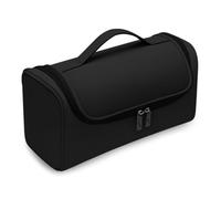 Reinscer Scatola per asciugacapelli portatile con gancio nascosto, borsa per attrezzi da parrucchiere antiscivolo, impermeabile di grande capacità, colore: nero