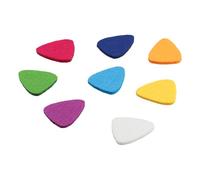 Reinscer Set di 8 plettri per ukulele e chitarra, in feltro, multicolore